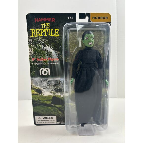 Mego Monsters “The Reptile” Hammer Horror 8″ Action Figure - New in Box - Picture 1 of 6